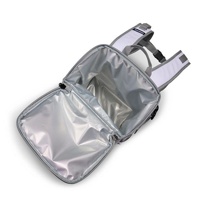 IGLOO MARINE BACKPACK Soft Side Cooler Zippered Pockets Cell Touchscreen Window