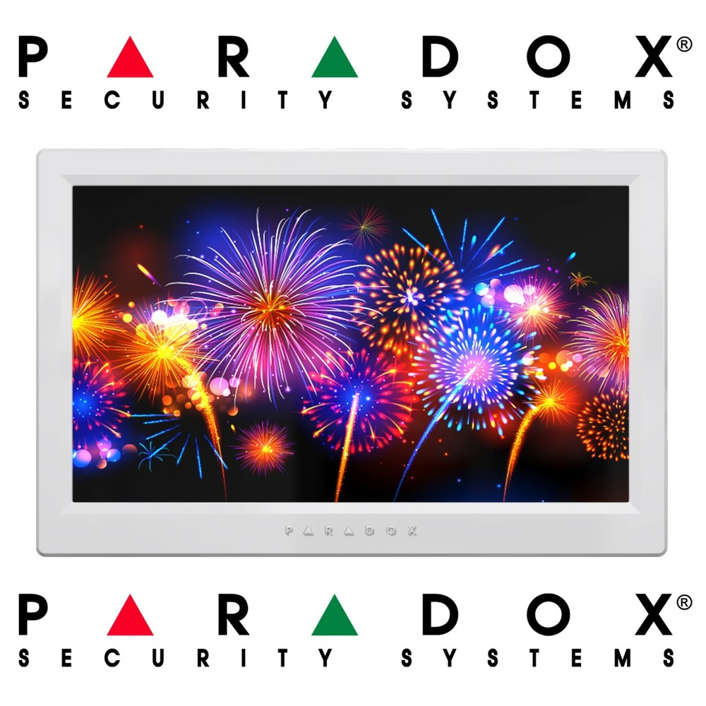 Paradox TM70 Touch Intuitive Touchscreen Keypad - PRISTINE WHITE - (FREE Ship)