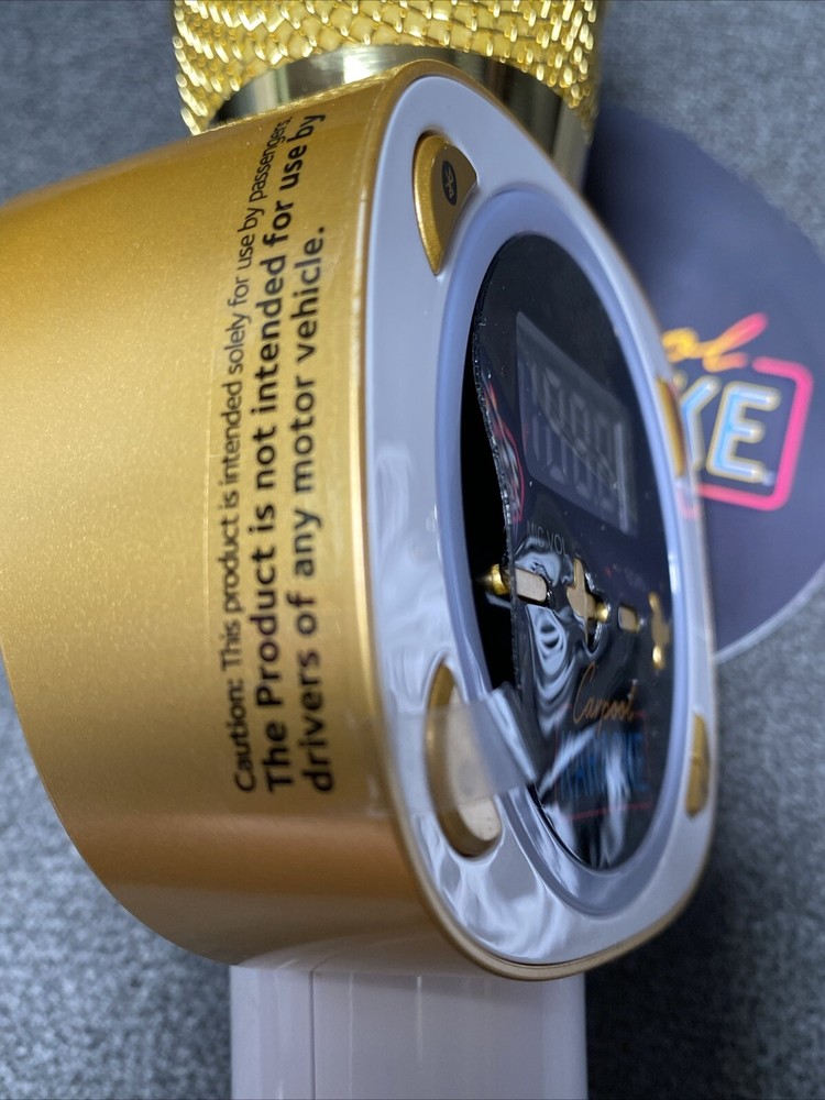 Singing Machine CPK545 Carpool Microphone - White