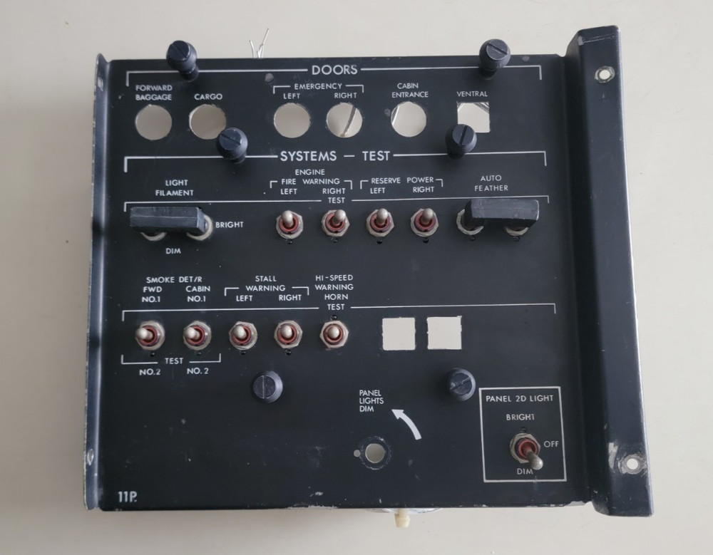 Lockheed-Martin C-130 Hercules Doors / System Test Panel USGI Air Force