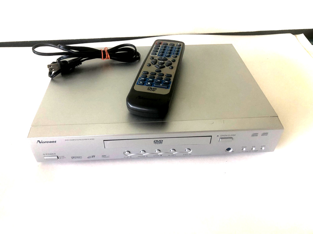 Norcent Technologies DP313 DVD Player With Controller & Cables Tested Works