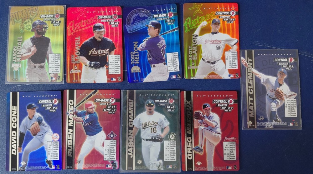 Wizards MLB Showdown 2000 2001 Draft Pack Lot Jason Kendall Bagwell