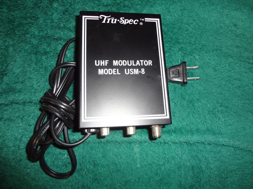 Tru-Spec USM-8 UHF Consumer Agile A/V Modulator UHF Modulator