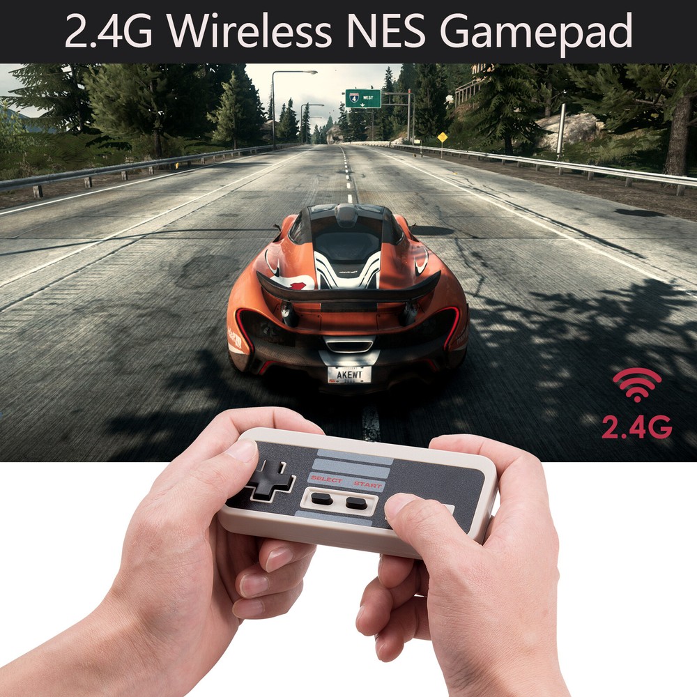 USB NES Wireless Controller &Reciver Joystick for PC/Gamepad Window PC MAC Linux