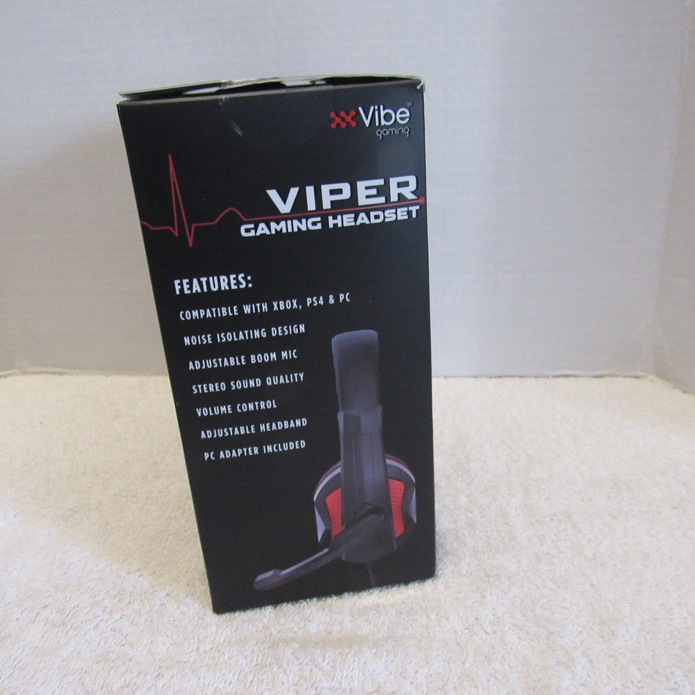 Viper Vibe Gaming Headset With Microphone Xbox One PS4 PC