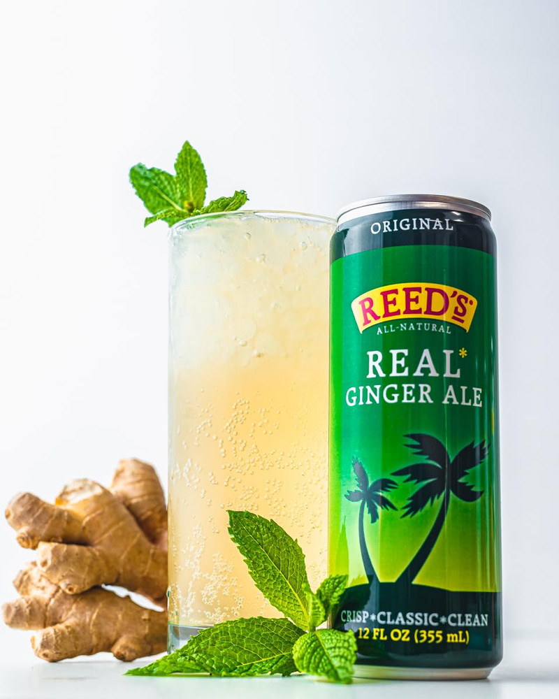 , Soda Real Ginger Ale, 12 Fl Oz, 4 Pack