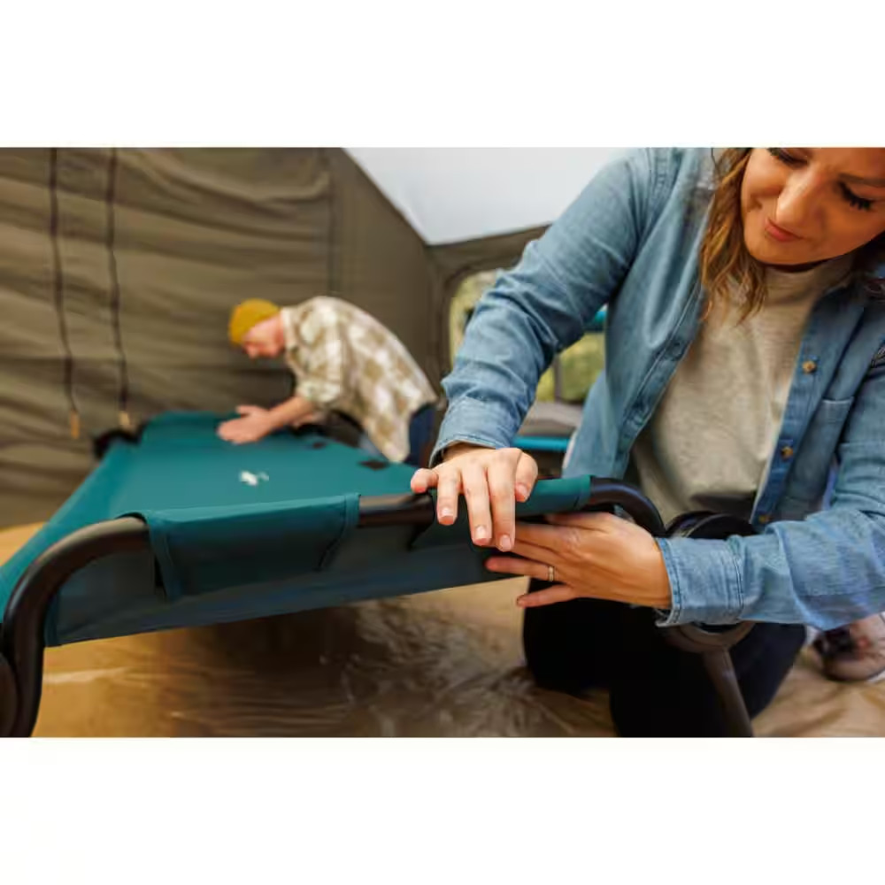 Large Portable Bunkable Green Cot System