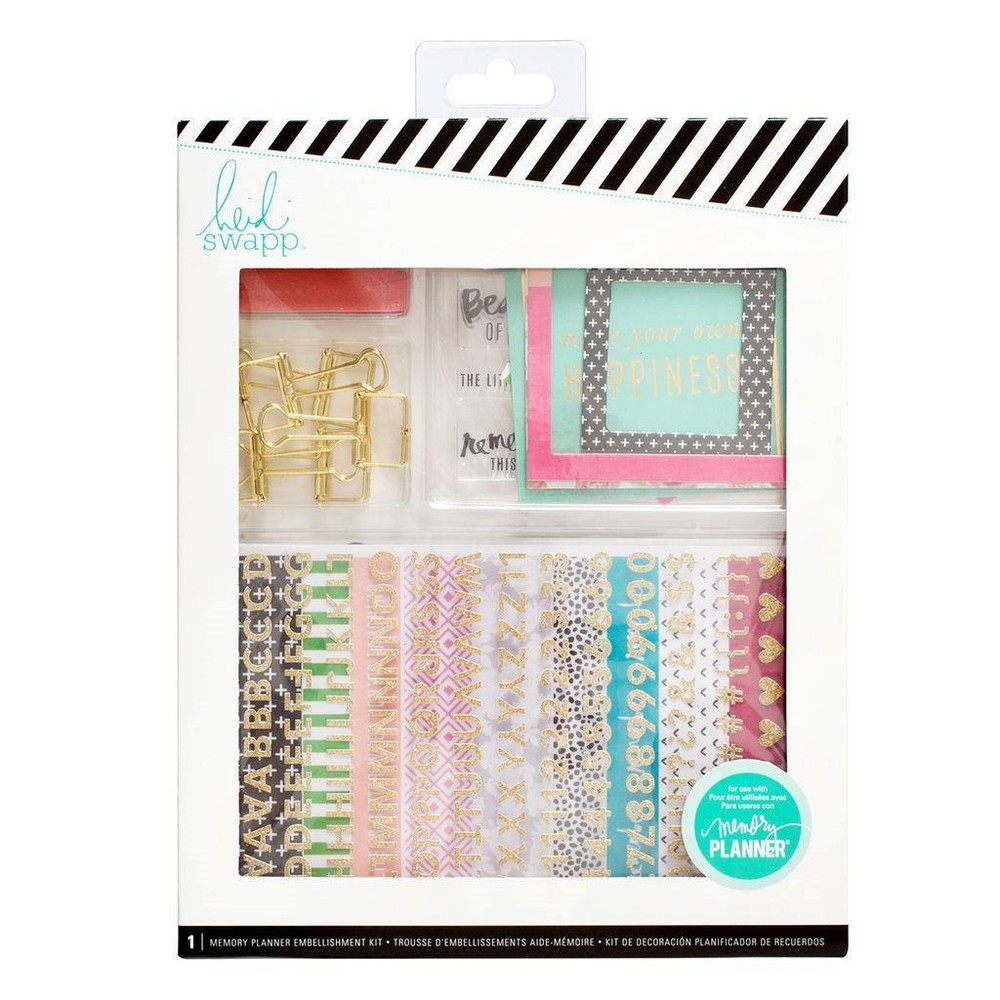 HEIDI SWAPP EMBELLISHMENT KIT FOR MEMORY PLANNER
