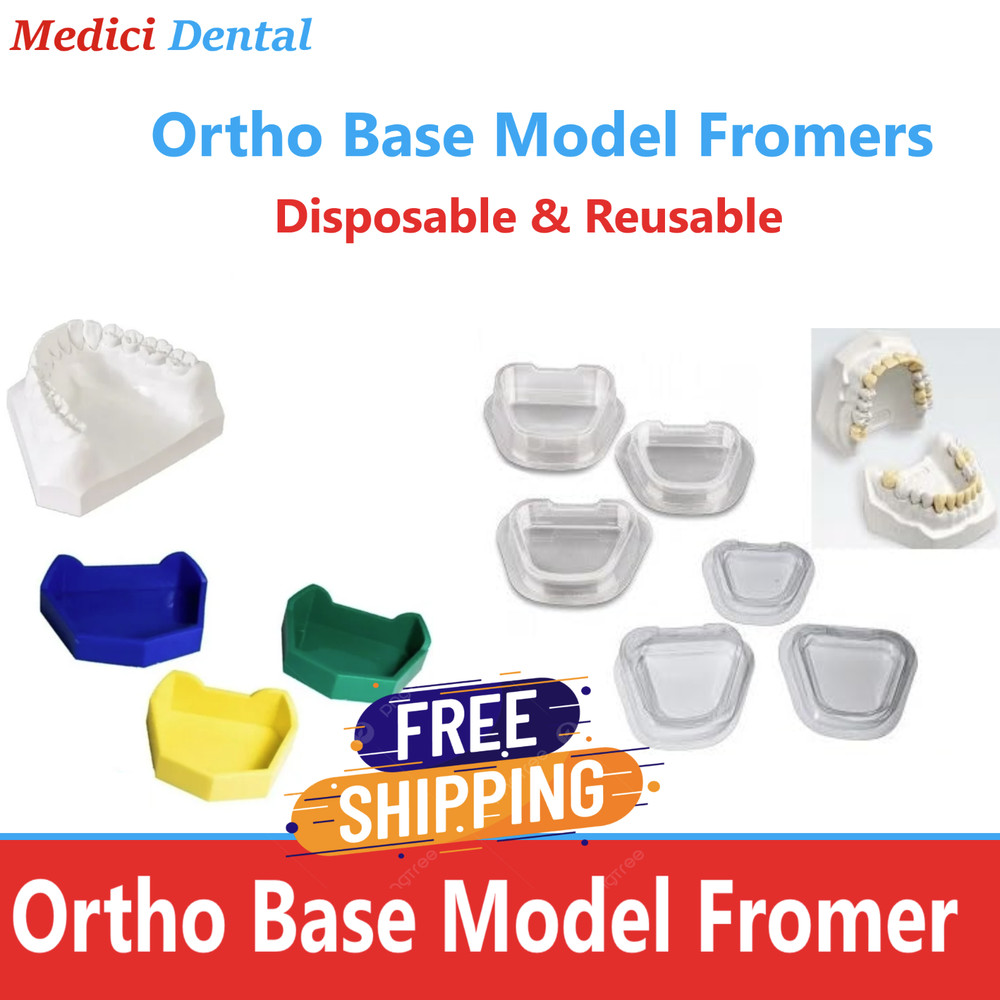 Dental Model Lab Base Former Molds for Stone Tray Loading Assorted Sets Disposab
