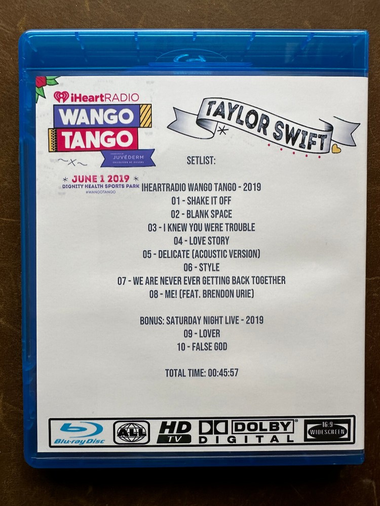 Taylor Swift - Wango Tango Live 2019 Blu-ray
