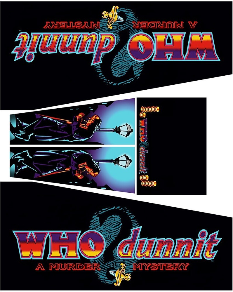 Who Dunnit  Pinball Decals