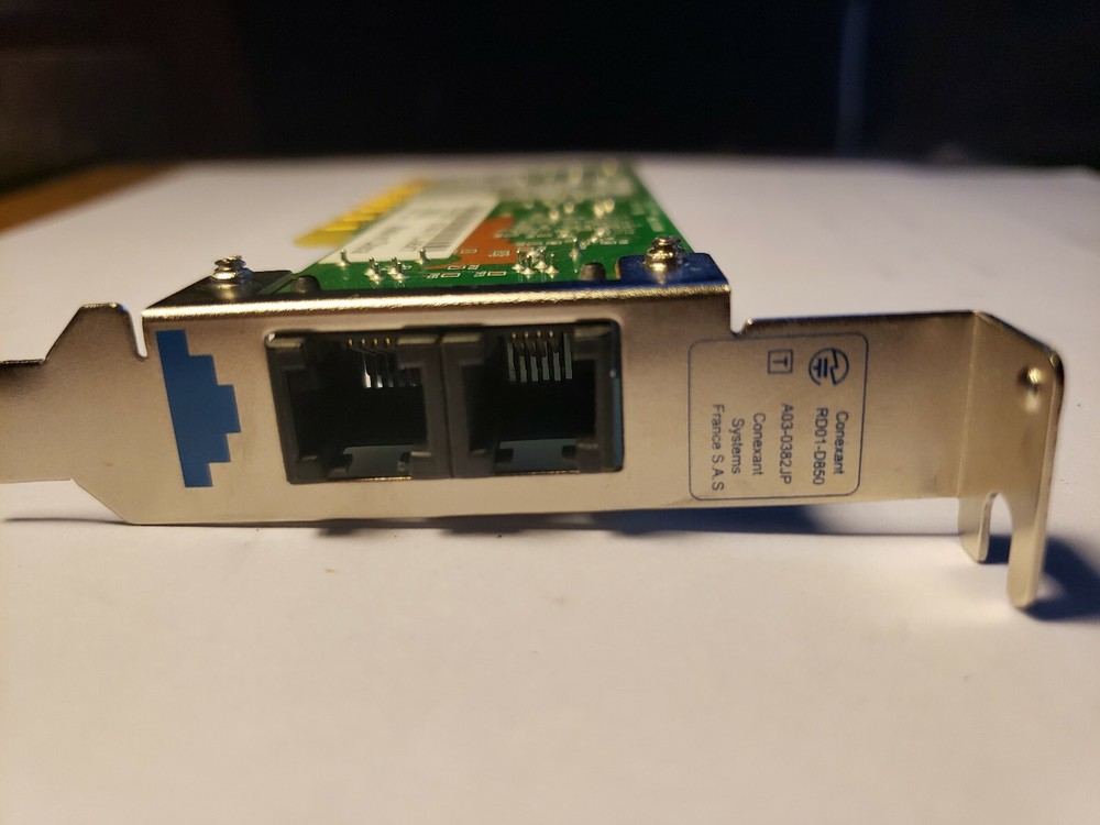 Conexant RD01-D850 56K V.92 PCI Data Fax Modem E229493
