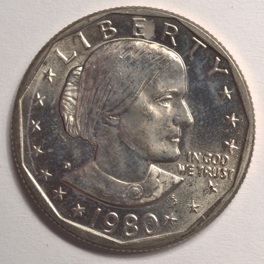 1980-D Susan B Anthony Dollar SBA UNC