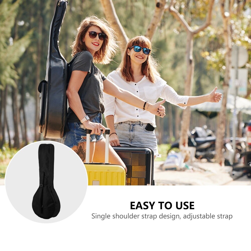 Practical Mandolin Bag Thicken Mandolin Backpack Portable Mandolin Bag