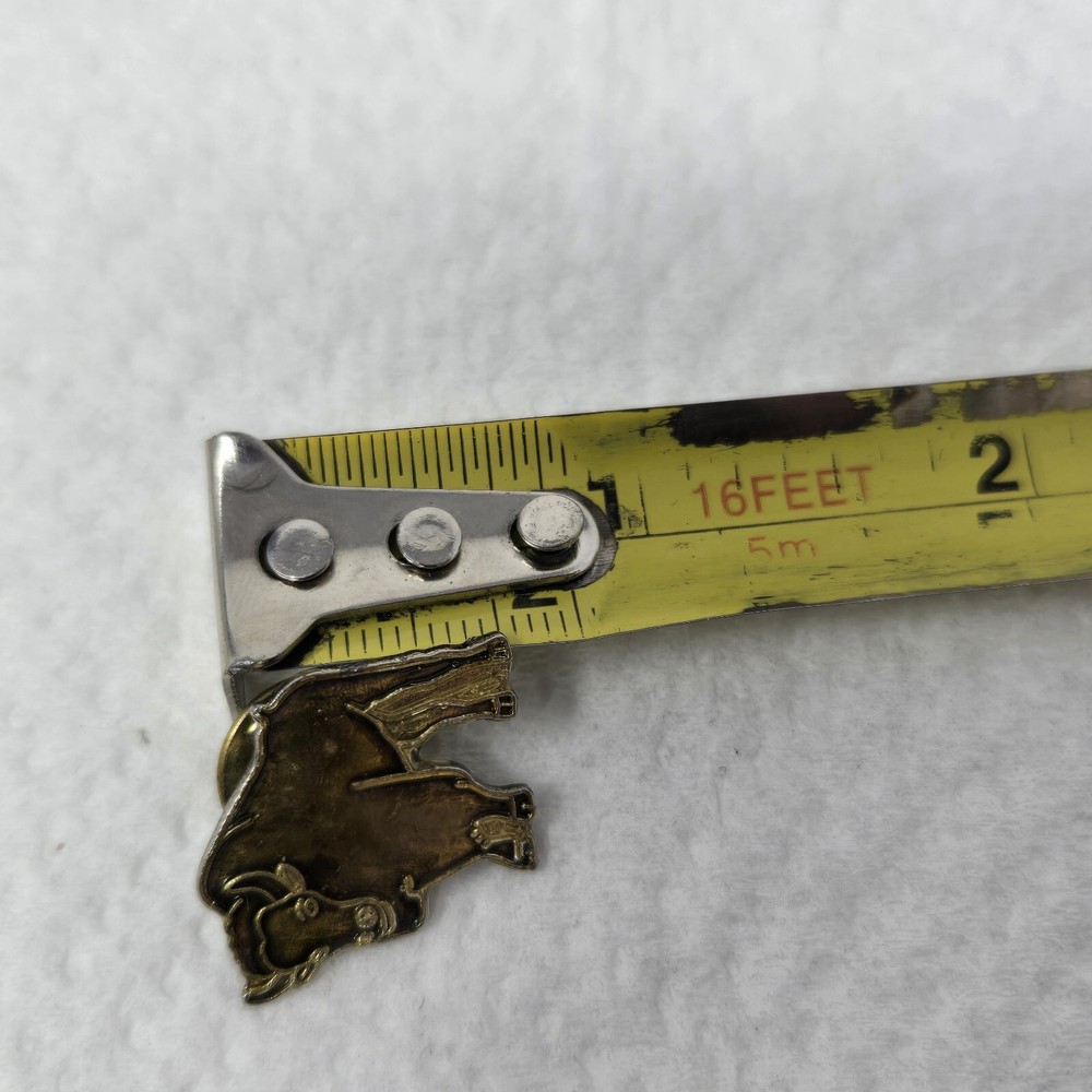 Vintage Bull Enamel Pin Hat Lapel