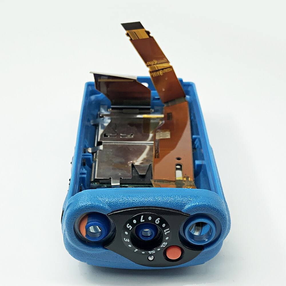 Blue Replacement Front Housing Case for HT1250 HT with Speaker LCD Mic Radio
