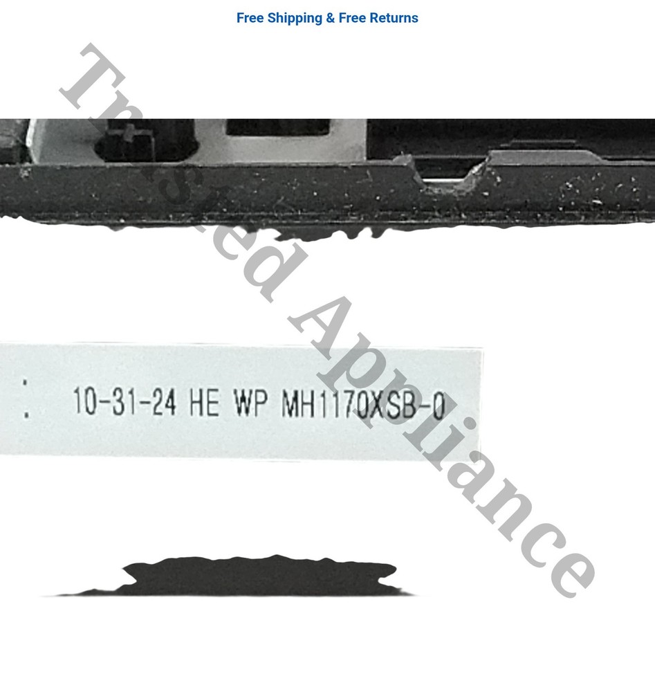 Microwave Control Panel Console 8206366 BLACK