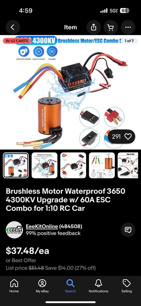 1/6 Scale Rc Jet Boat