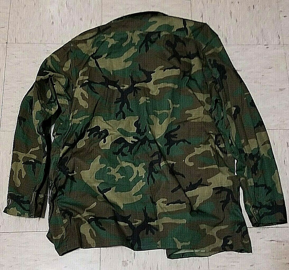 USGI BDU Jacket ERDL Pattern Mfg 1981 Vanderbilt Size Small Regular NOS