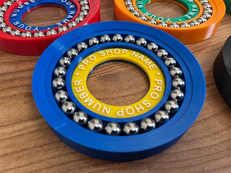 Bowling Ball Rotating Cup Stand 2.0 - Personalized