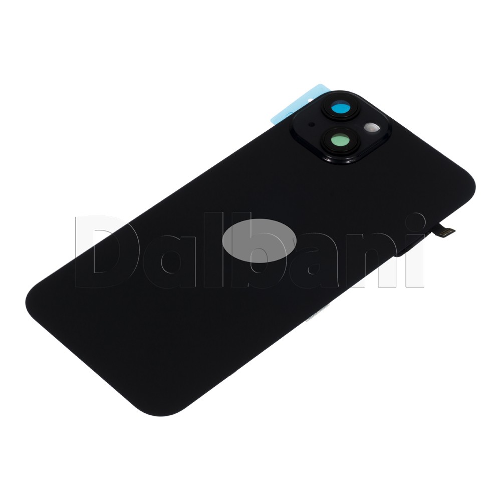 Black Replacement Back Glass Housing Frame For iPhone 14 Plus Battery Cover
