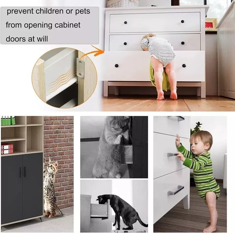 12 Pack Monkey Magnets Ultra-Thin Magnetic Plates Keep It All Shut Closer Catch