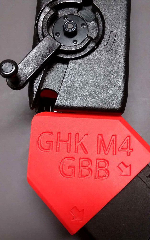 GHK M4 / G5 Airsoft GBB Odin Speedloader Adapter (Red)