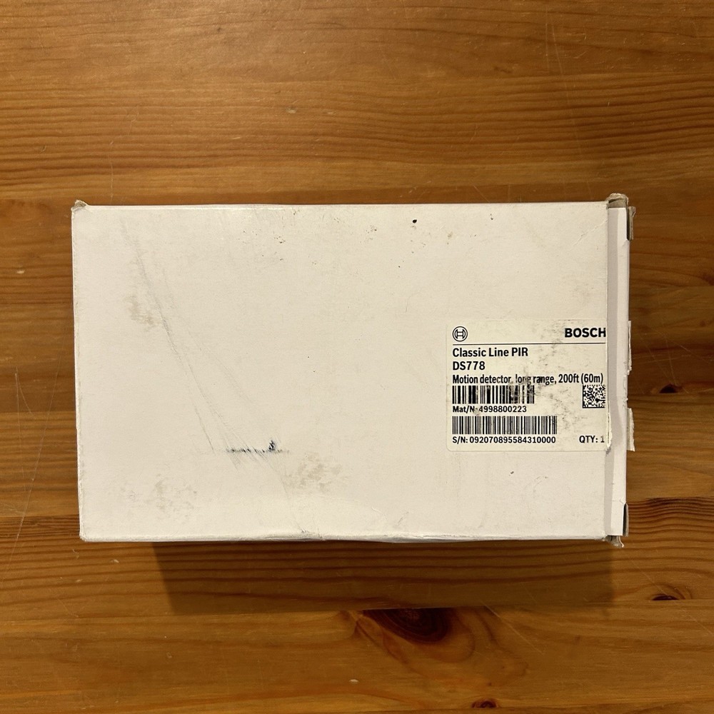Bosch Classic Line PIR DS778 Motion Detector Sensor for Security Systems 200FT