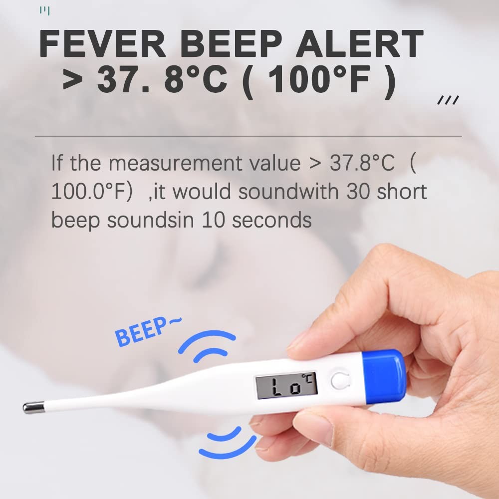 Berrcom Digital Thermometer Oral Rectal Underarm