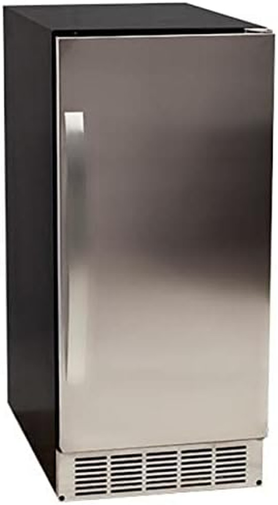 15" Undercounter Clear Ice Maker with Drain Pump - 50 Lb Capacity