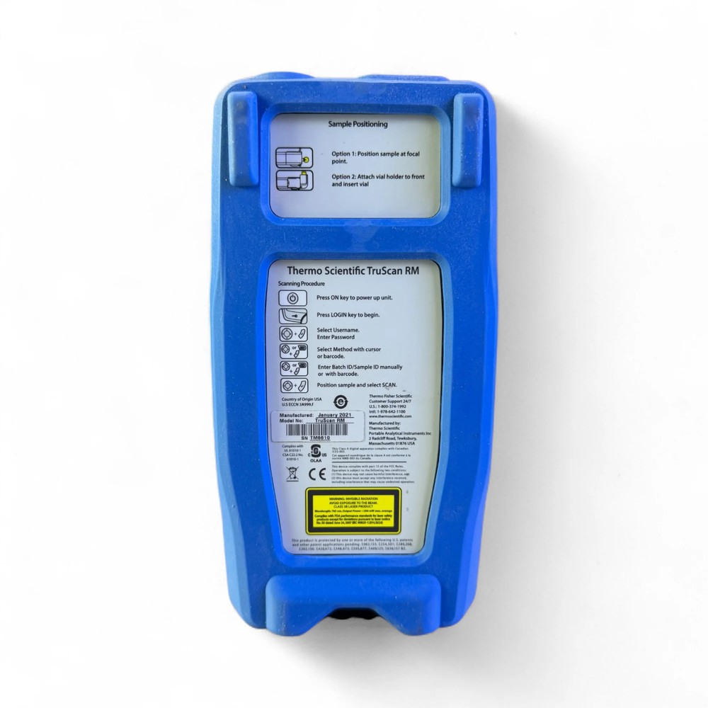 Thermo Scientific TruScan RM Handheld Raman Analyzer Spectrometer