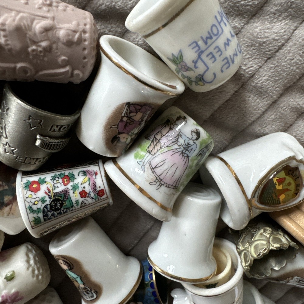 Vintage Sewing Thimbles Lot