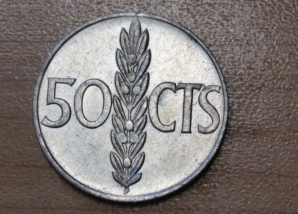1966 71 Spain 50 Centimos