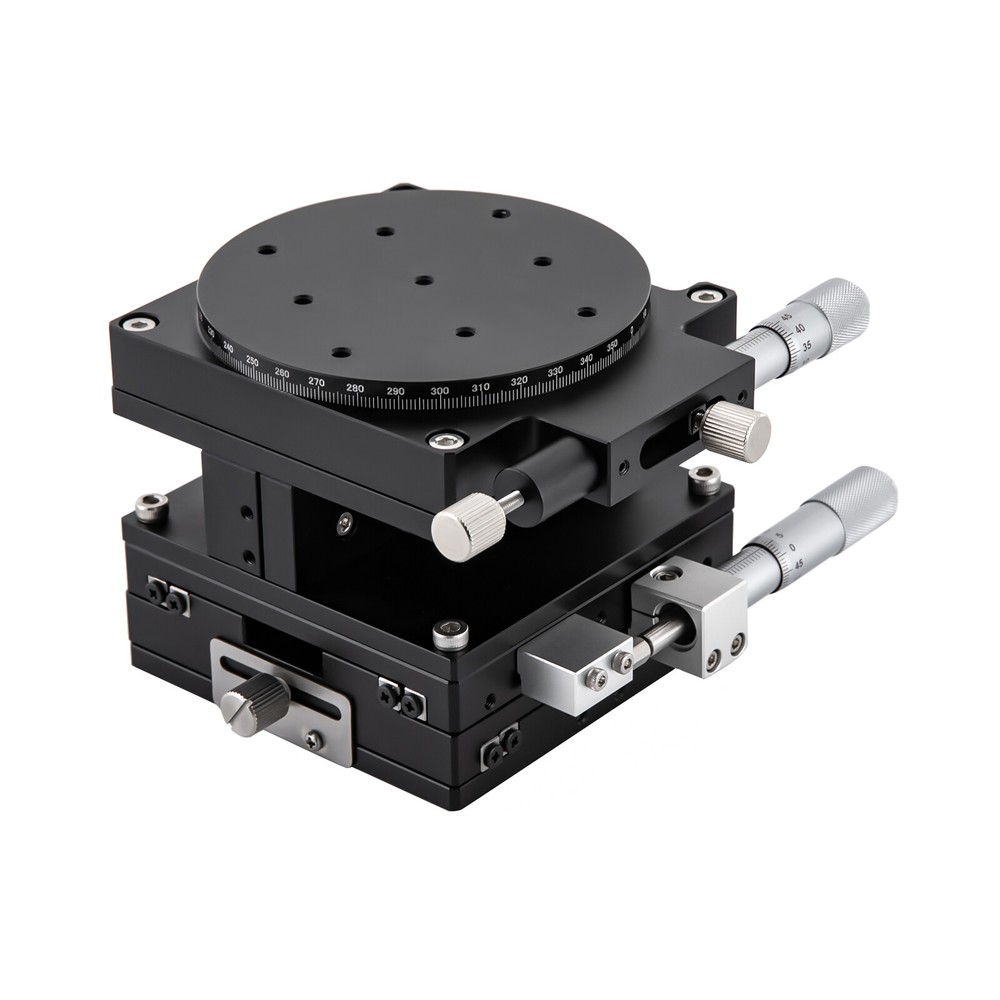 XYZR 4Axis Positioning Worktable Workbench Manual Linear Stage For Laser Engrave