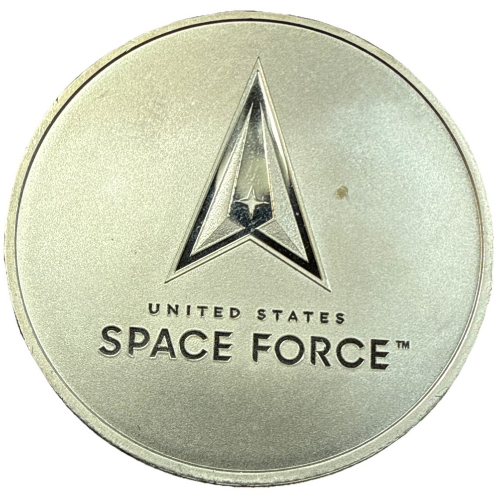 Space Force Silver Rounds, .999 Silver, Rim Is Toned
