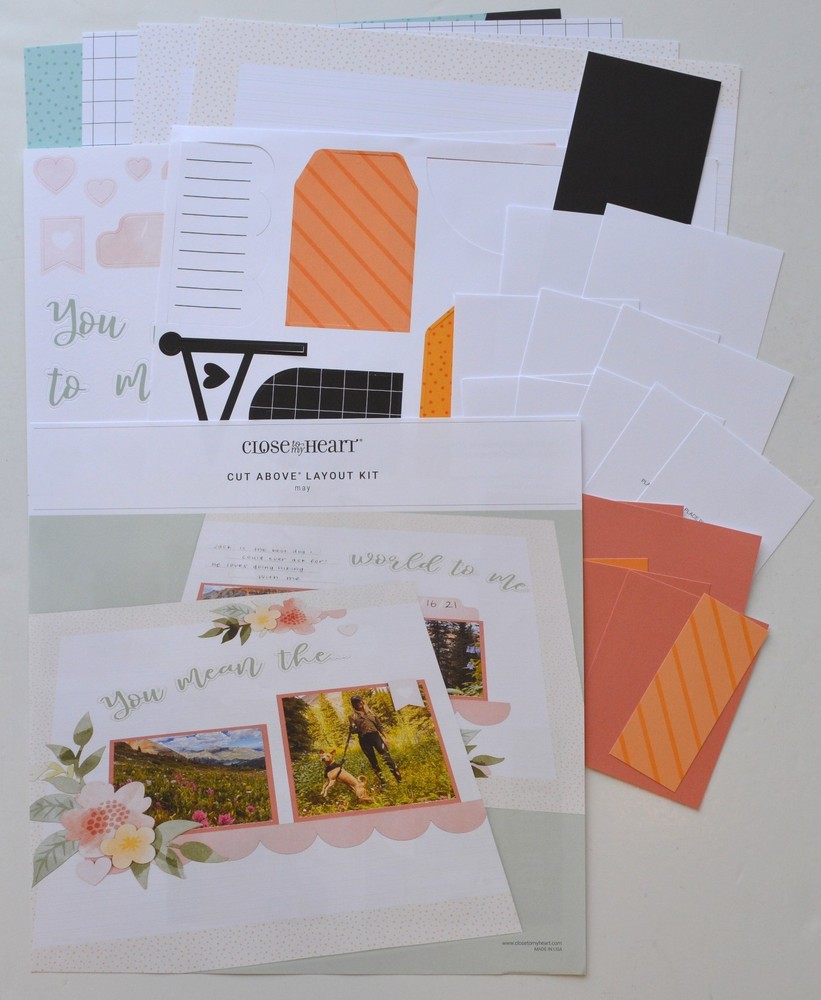 CTMH Scrapbooking Bundle “Cut Above Layout Kits” 10 Complete, 11 Partials