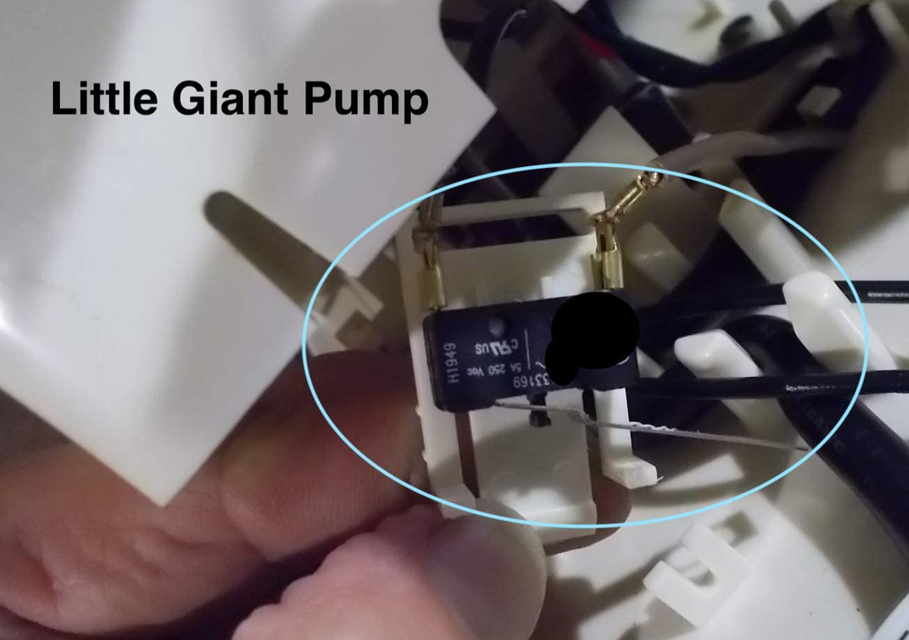 Condensate Pump Switch Zingear G606 or 83133169