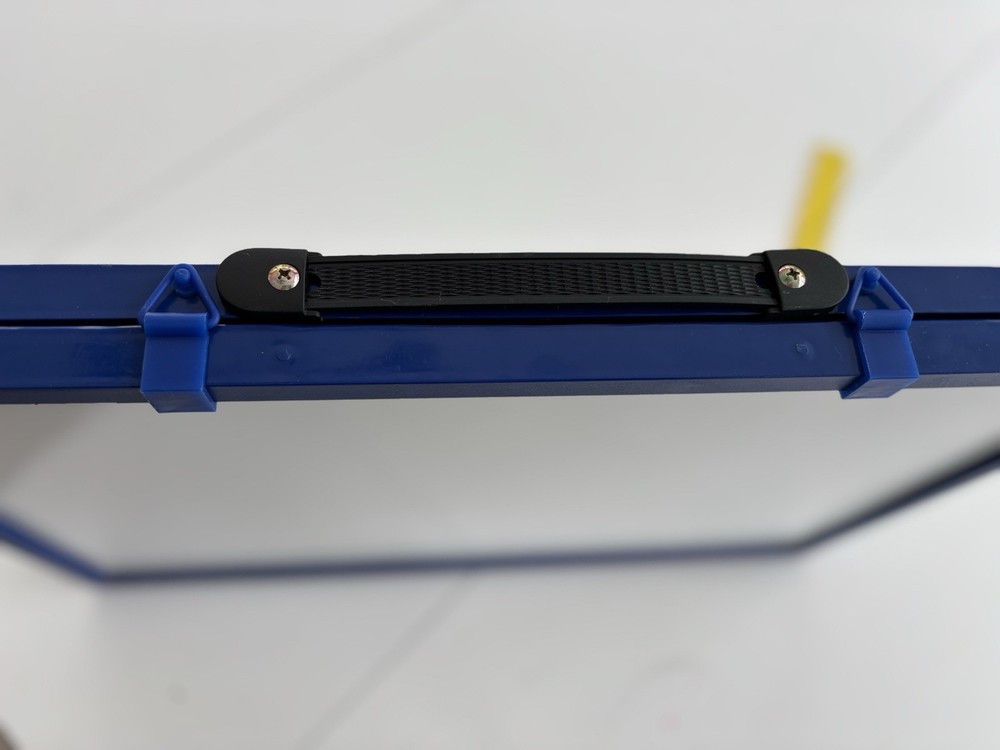 Highlights Portable Double Sided White Board For Table Top Blue W/handle