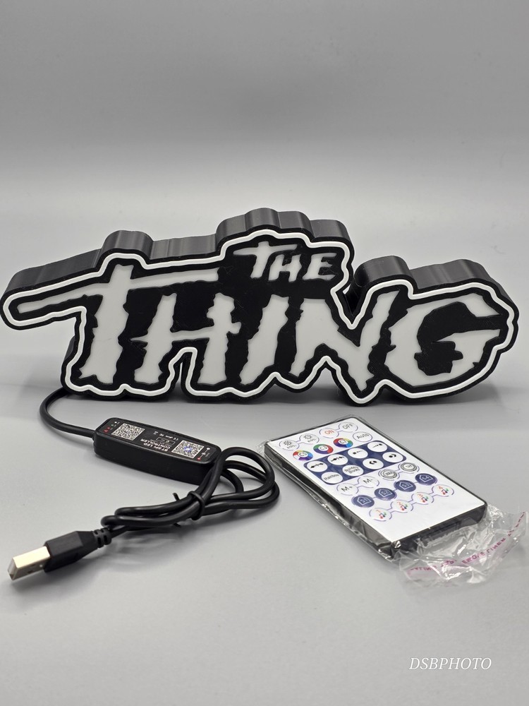 The THING Movie 3D Printed LIGHTBOX | MacReady
