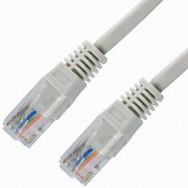 100 Pack Lot - 3ft CAT5e Ethernet Network LAN Router Patch Cable Cord Wire White