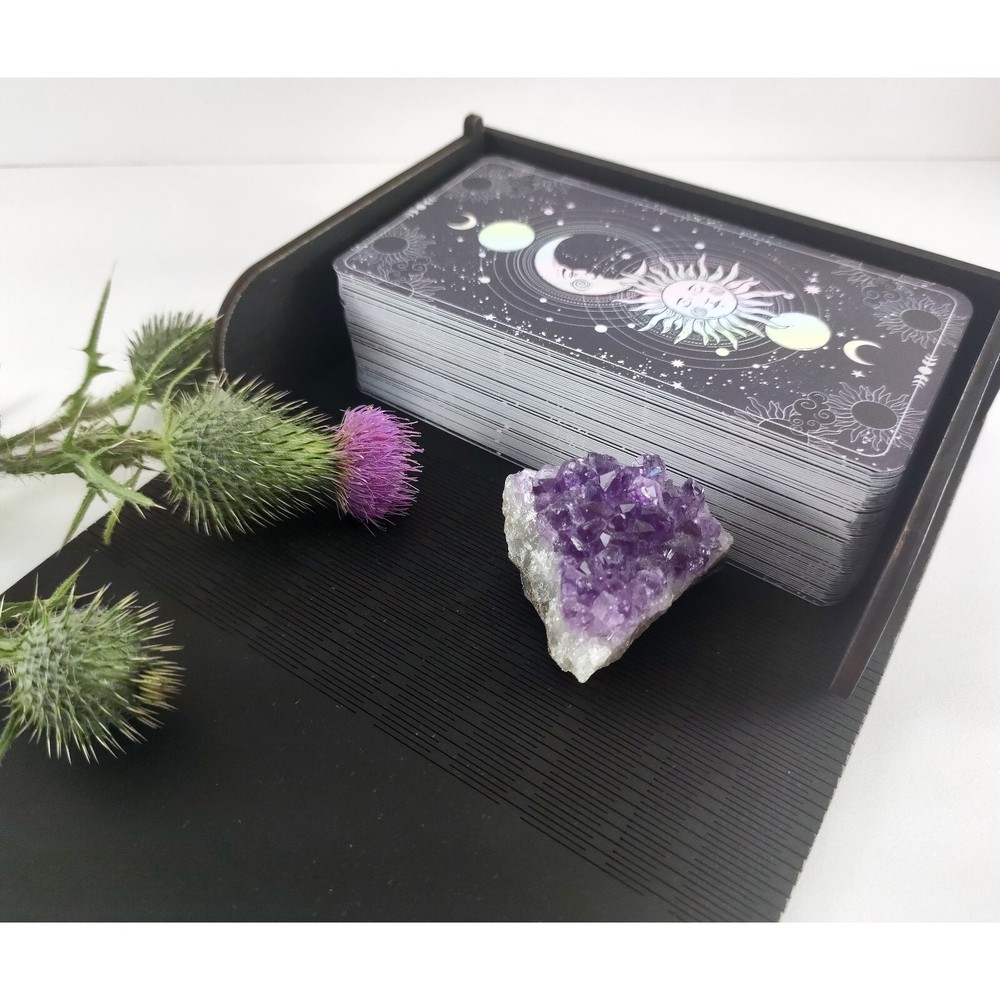 Tarot deck box, Witchy box, Tarot cards deck storage