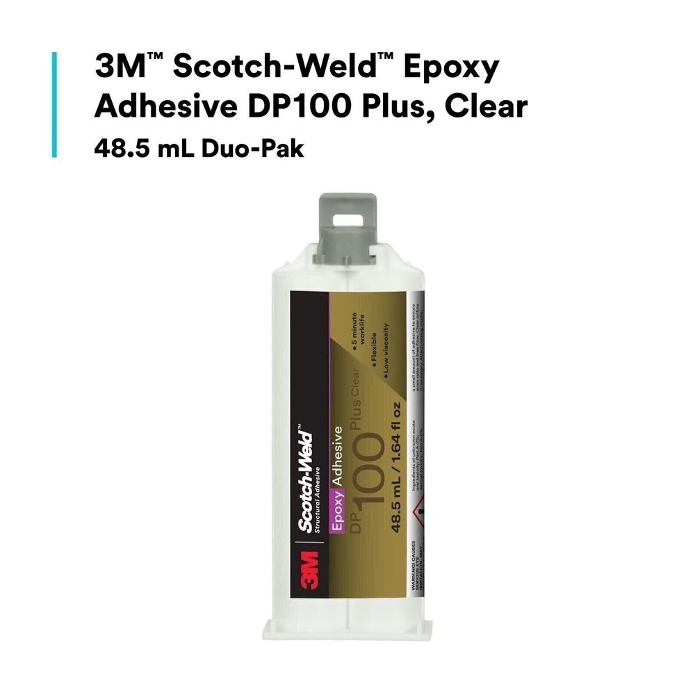3M Scotch-Weld Epoxy Adhesive DP100 Plus Clear Professional Grade
