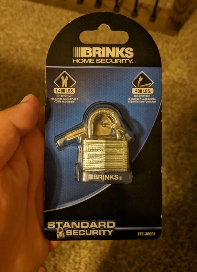 Brinks 30mm Steel Lock