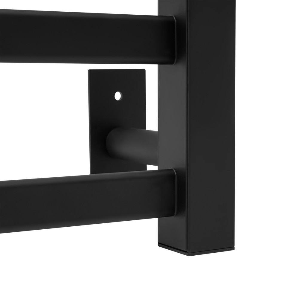 4-Layer Electric Heated Towel Rack with Control Panel, Wall-mounted Towel Rail