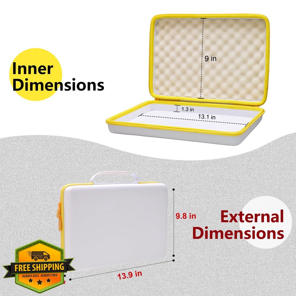 LTGEM DJ Controller Case Hercules DJControl Mix White/Orange