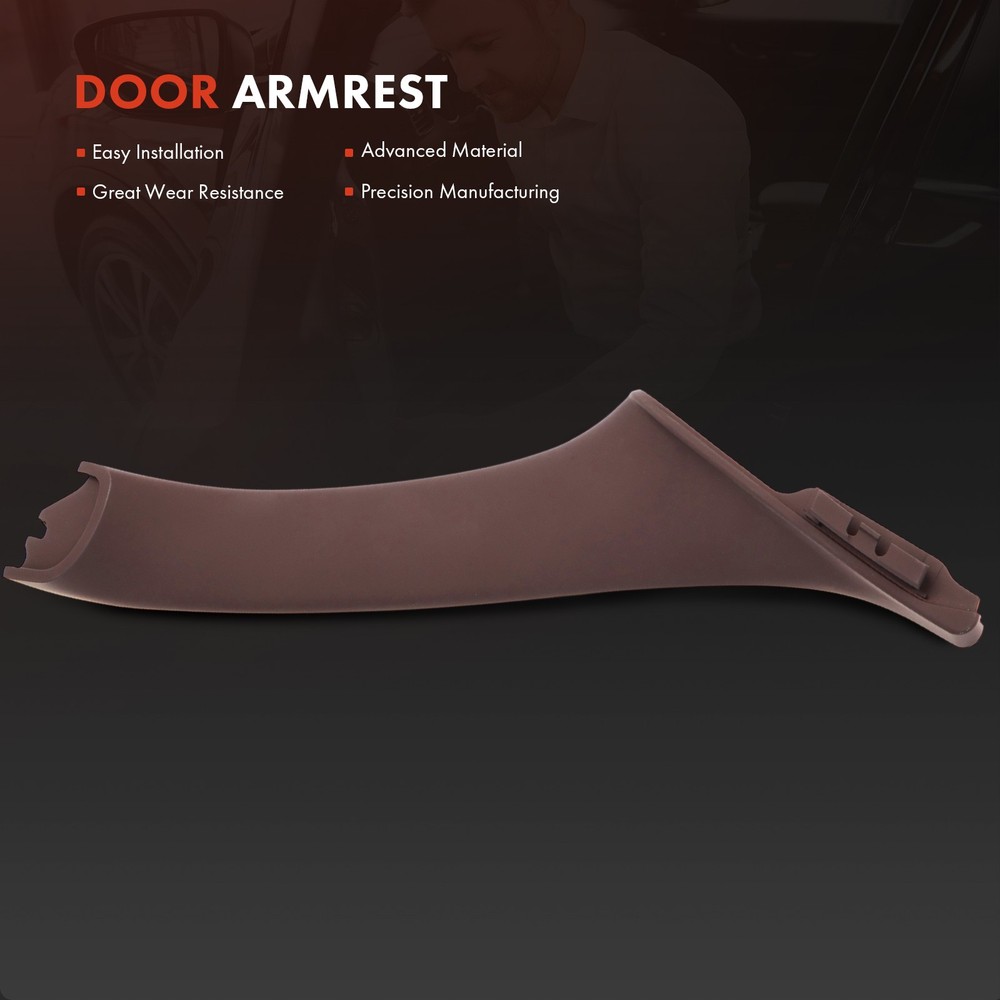 Passenger Mocha Interior Door Pull Handle Panel for BMW F10 5-Series 2014-2016