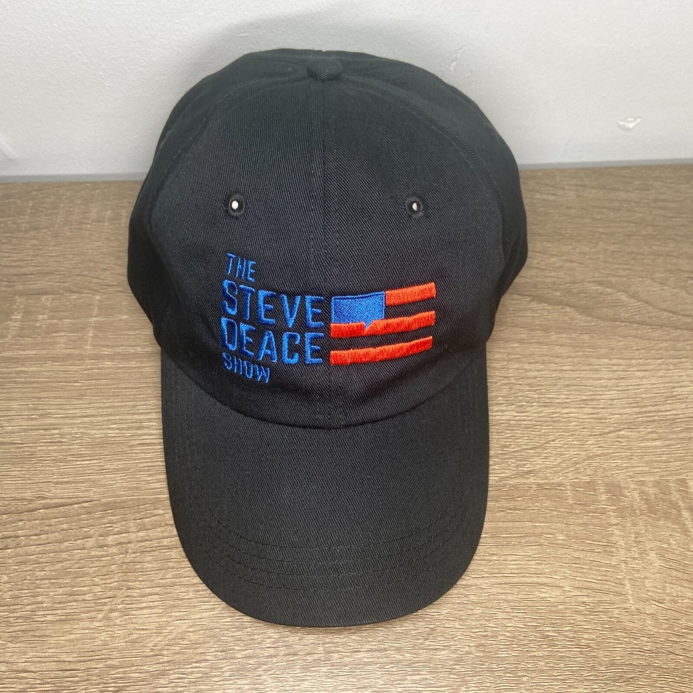 The Steve Deace Show Hat Cap Strap Back One Size Black Mens Adjustable Elevate