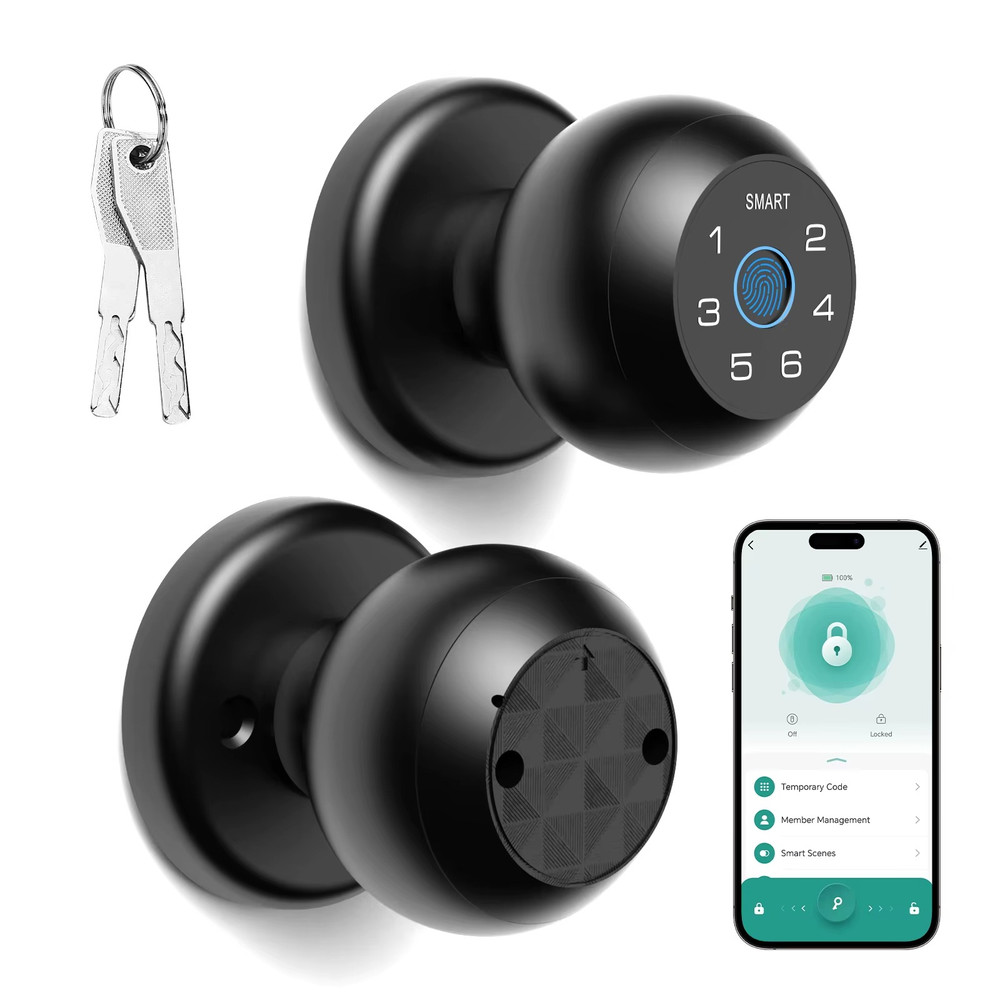 Viladepot Smart Lock Fingerprint Door Lock App Control Passcode Unlock Electroni
