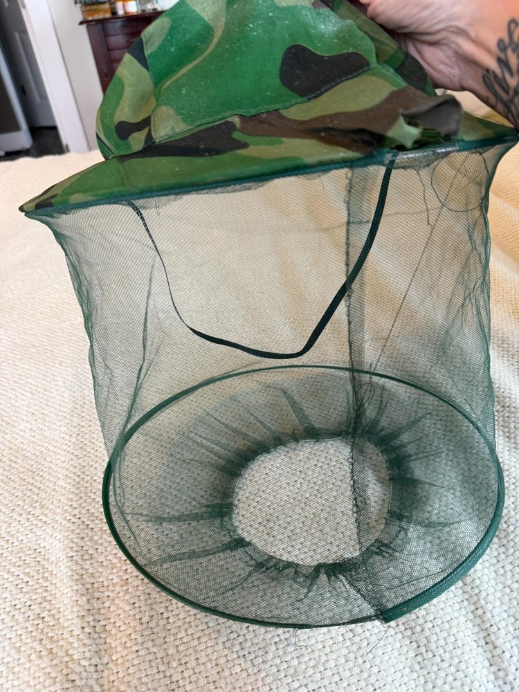 Camouflage Boonie Hat with Face Net