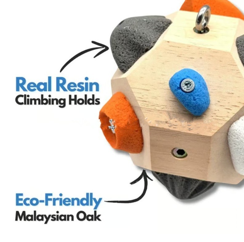 Portable Handcrafted Boulder Block Multi-Function Climbing Training Block Ball